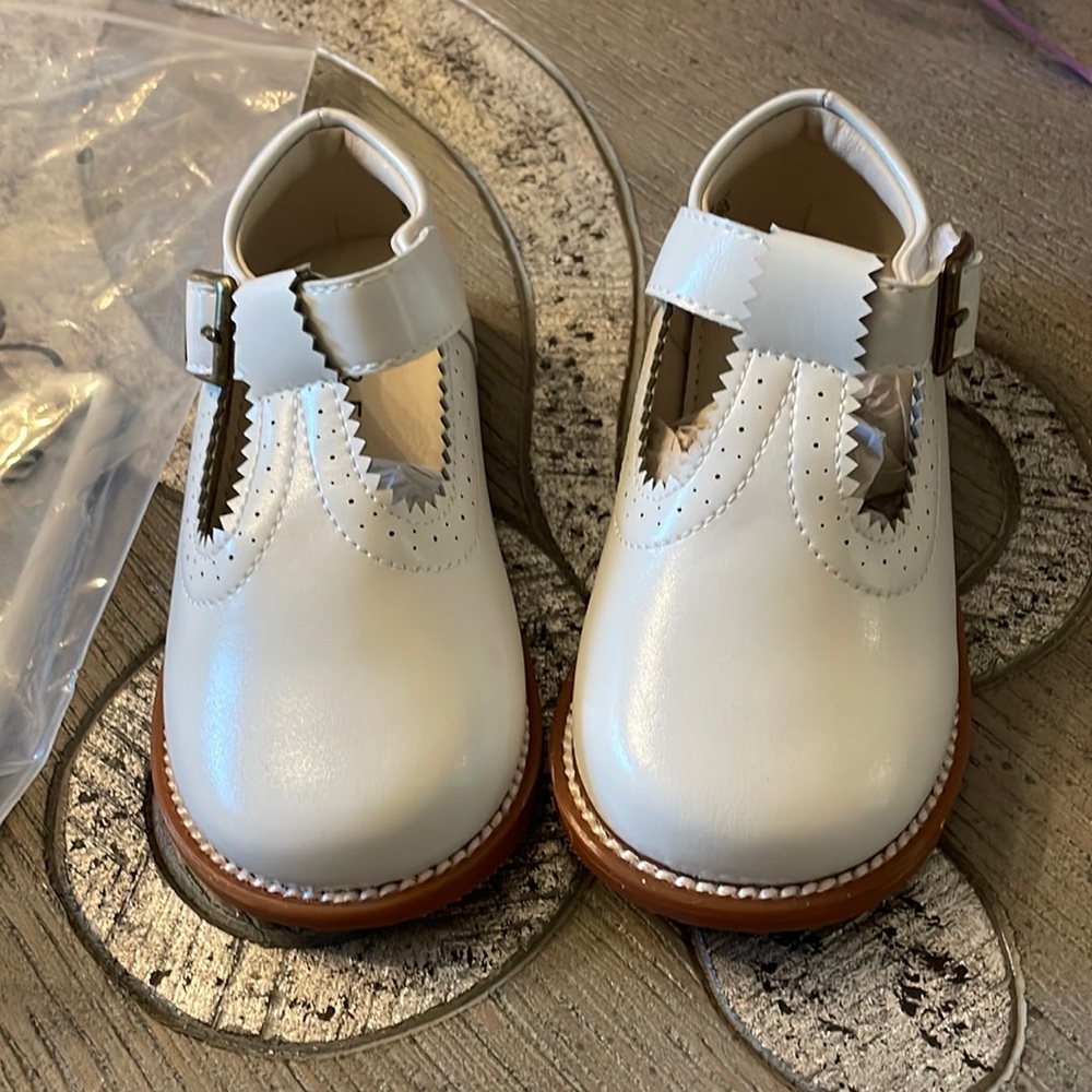 Brand new white Mary Jane's